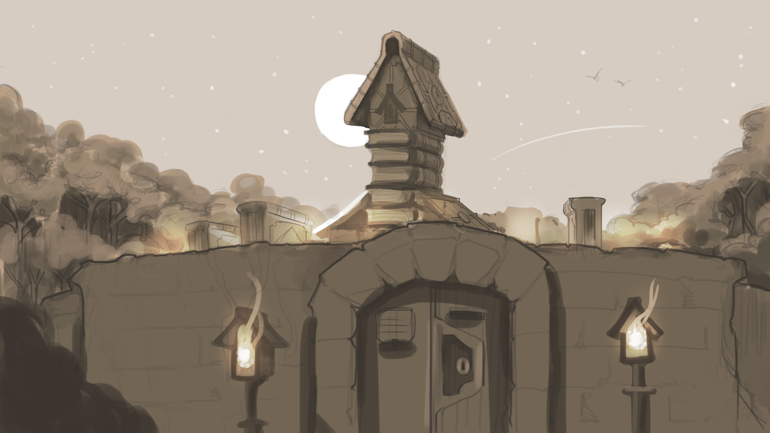 The shrine from close by